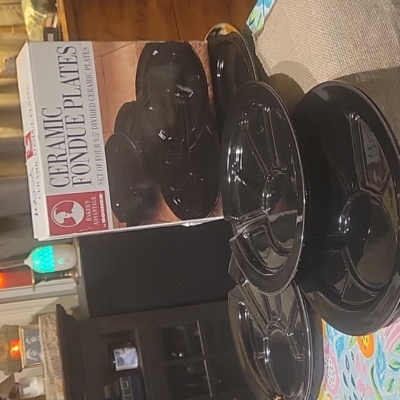 Bakers Advantage Dining Charcuteriefondue Platesset4 Bnibdivided